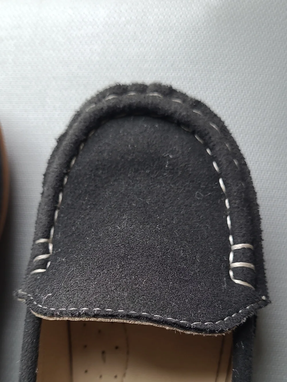 Toddler Boys Shoes Loafers Suede Black Slip On Moccasin Oxford 7